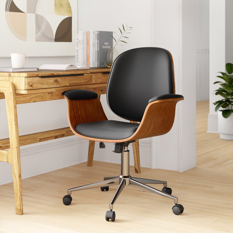 Wayfair office deals chairs no wheels